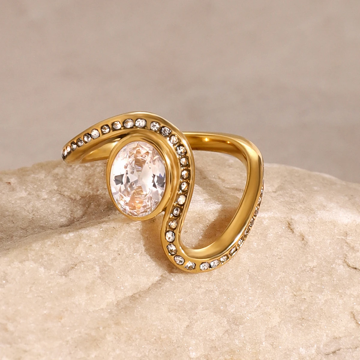 Diamond Studded Ring