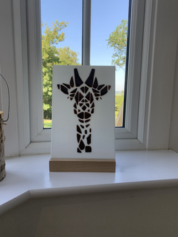 geometric giraffe