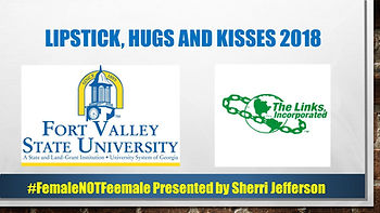 Fort Valley State University The Links Lipstick Hugs and Kisses with Sherri Jefferson