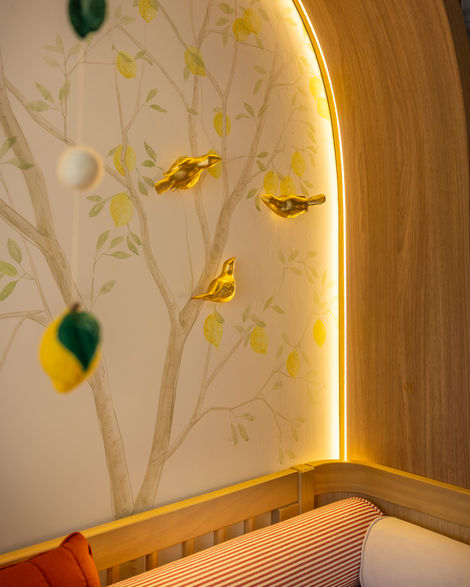 Fotografia profissional de arquitetura e interiores. Fotógrafo Rodrigo Artacho. Foto de quarto de bebê.