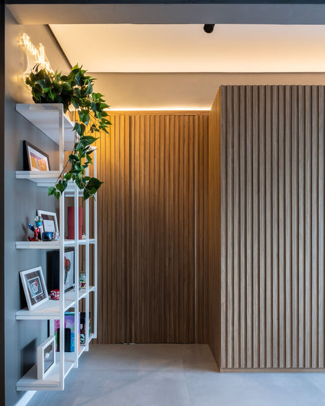 Fotografia de arquitetura e interiores. Foto da sala.