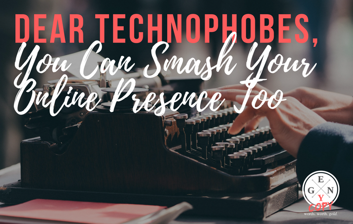 Dear Technophobes, You Can Smash Your Online Presence Too