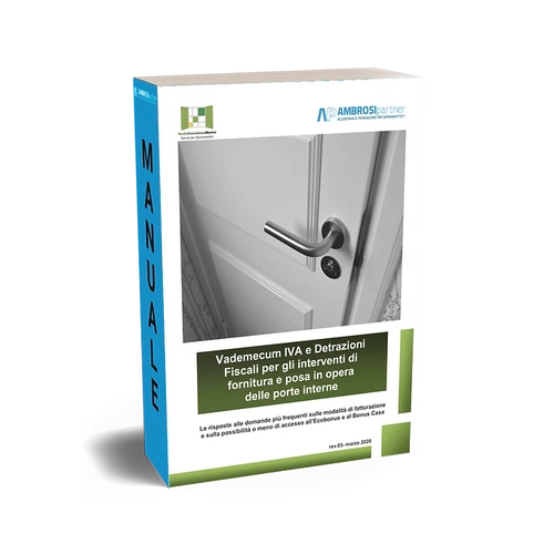 IVA e detrazioni porte interne Ambrosi Partner per serramentisti