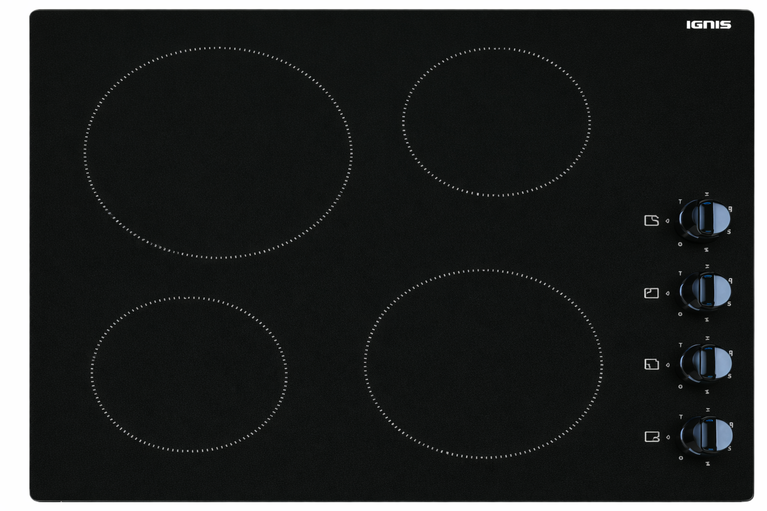 IGNIS Ceramic Glass Cooktop – AKL359/NE/03 (4 Zones)