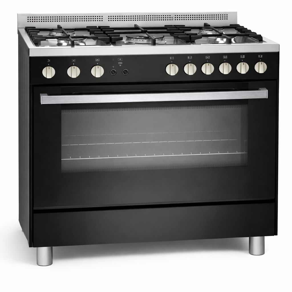 IGNIS 5 Gas Burner Cooker with Electric Oven GPD293LBCE