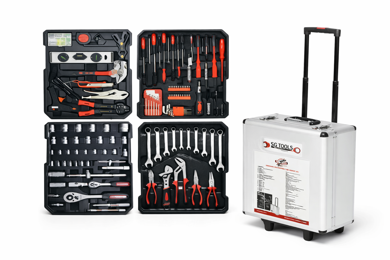 COMPLETE TOOLBOX 256PCS – SGT TOOLS SGT-256