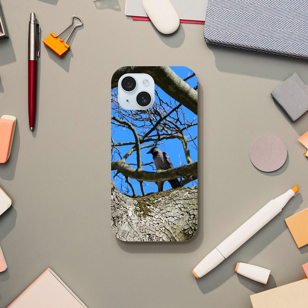 Thumbnail: Bird in Tree - Phone Case