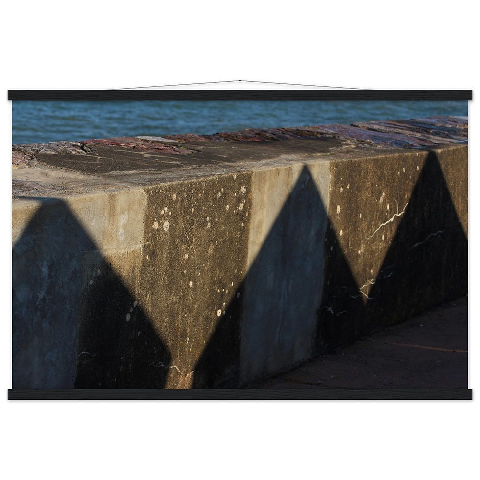 Thumbnail: Beach Hut Shadows - Wall Art