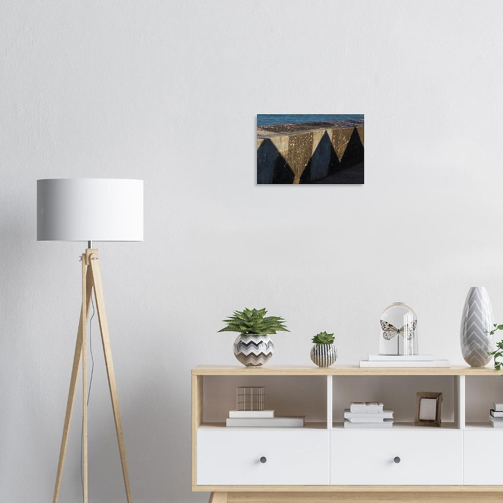 Thumbnail: Beach Hut Shadows - Wall Art