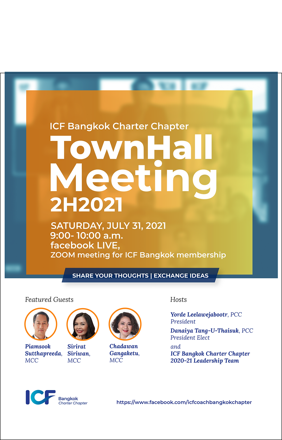 ICF Bangkok Charter Chapter Town Hall Meeting 2H2021