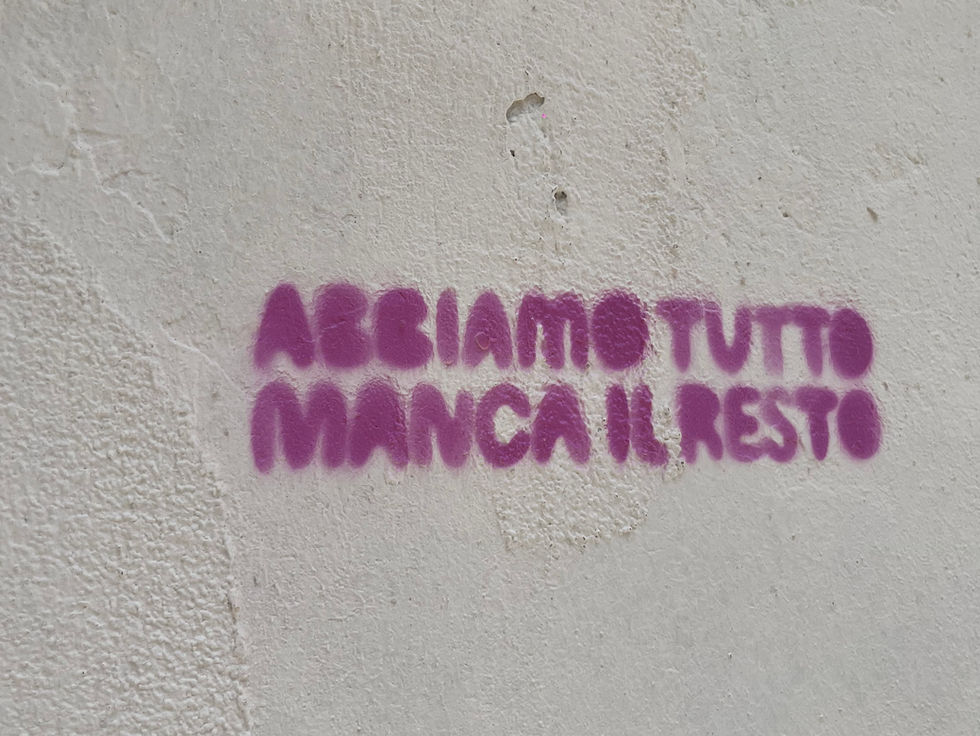 Abbiamo Tutto Manca il Resto. farm cultural park Favara