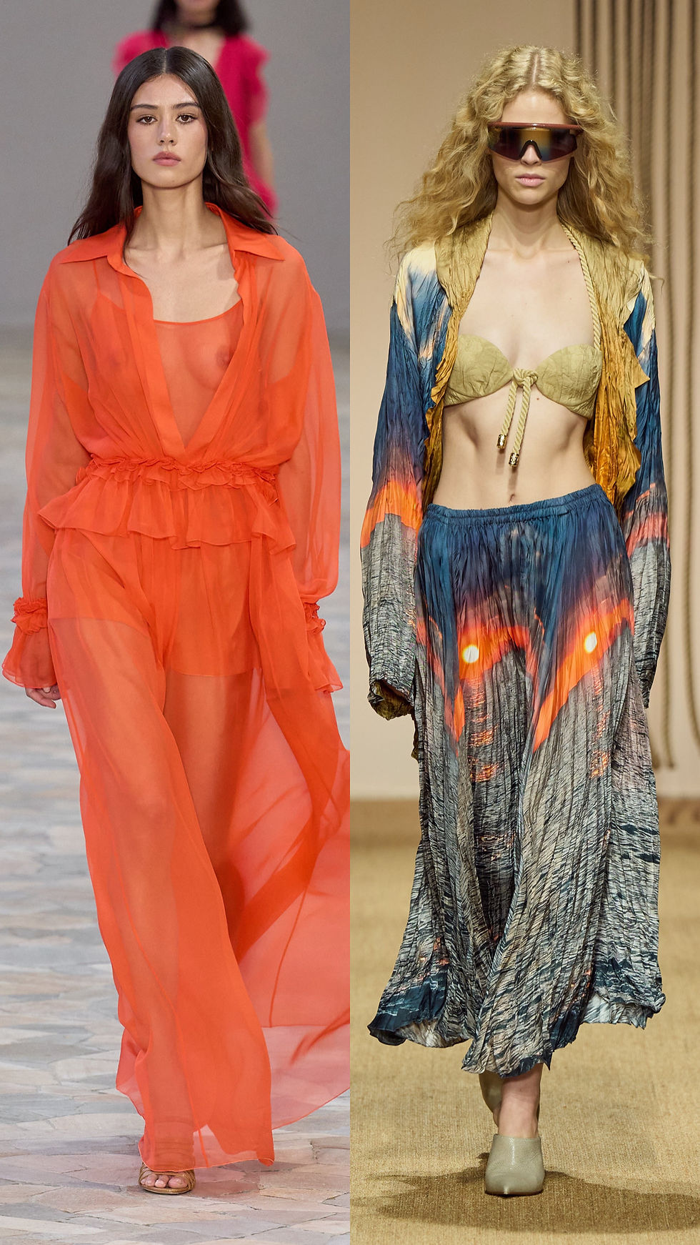 Alberta Ferretti e Roberto Cavalli(by Fausto Puglisi) Primavera Estate 25 Milano Fashion Week