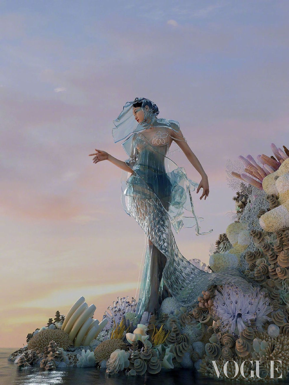 Immagine eterea Vogue Magazine
