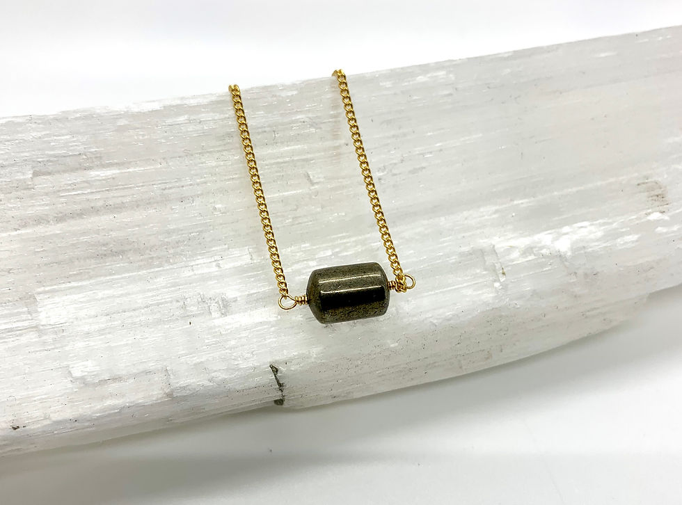 Thumbnail: Pyrite necklace 