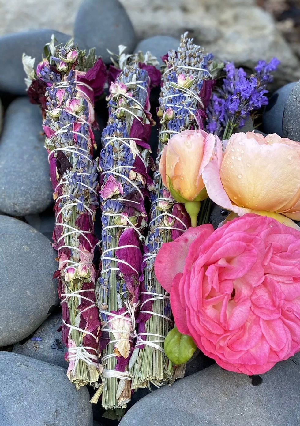 Thumbnail: Handrolled Floral Sage Smudge