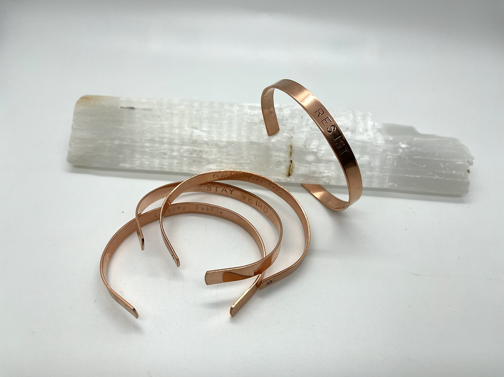 Thumbnail: Metal Stamped Bracelets