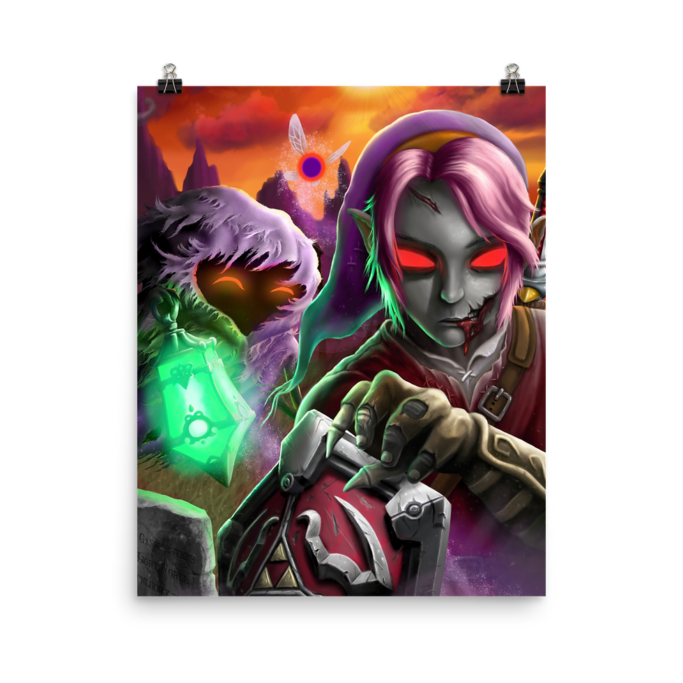 Thumbnail: Zombie Link Poster (Link to the Past)