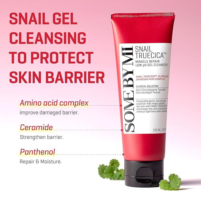 Thumbnail: SOME BY MI Snail Truecica Miracle Repair Low pH Gel Cleanser, 100ml