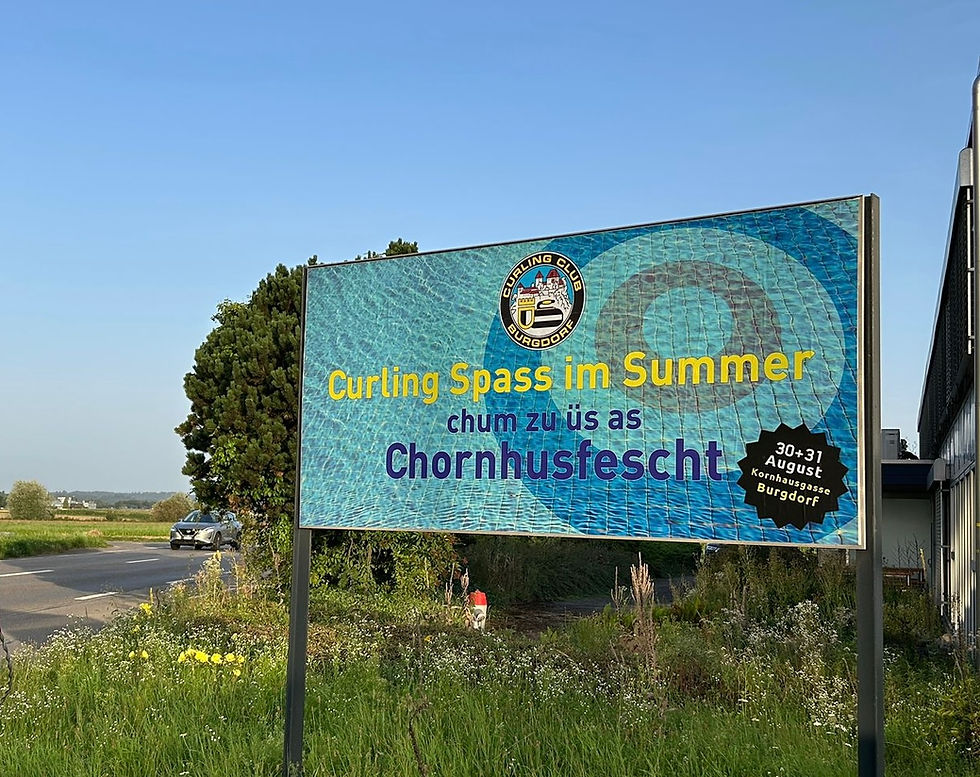 Unser Plakat steht (wieder)