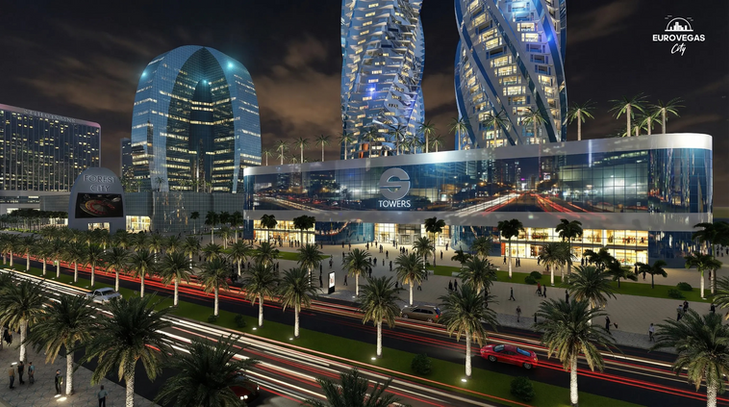 eurovegas city, s towers casino resort, las vegas, spain, los monegros