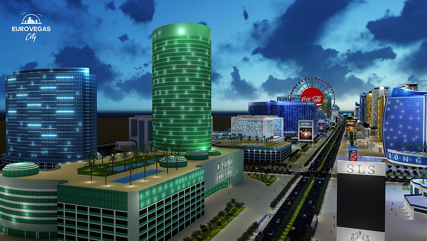 EuroVegas City Project Casino  Resort. Euro Vegas crypto currency tokens