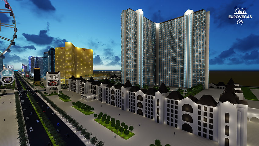 EuroVegas City Project Casino  Resort. Euro Vegas crypto currency tokens