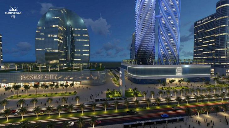 eurovegas city, s towers casino resort, las vegas, spain, los monegros