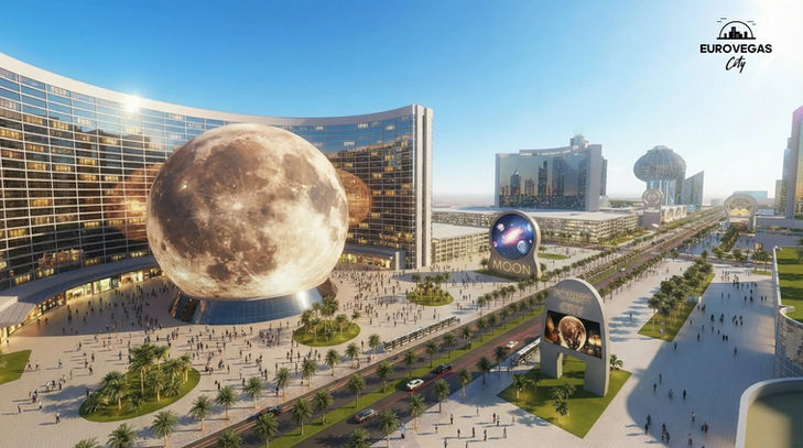 eurovegas city, moon casino resort, las vegas, spain, los monegros