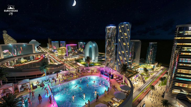 eurovegas city, s towers casino resort, las vegas, spain, los monegros