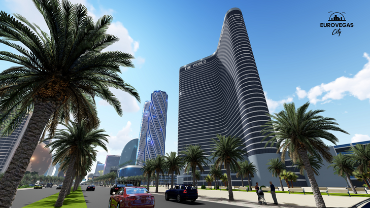 EuroVegas City Project - THE WORLD Casino & Resort. EuroVegas cryptocurrency tokens