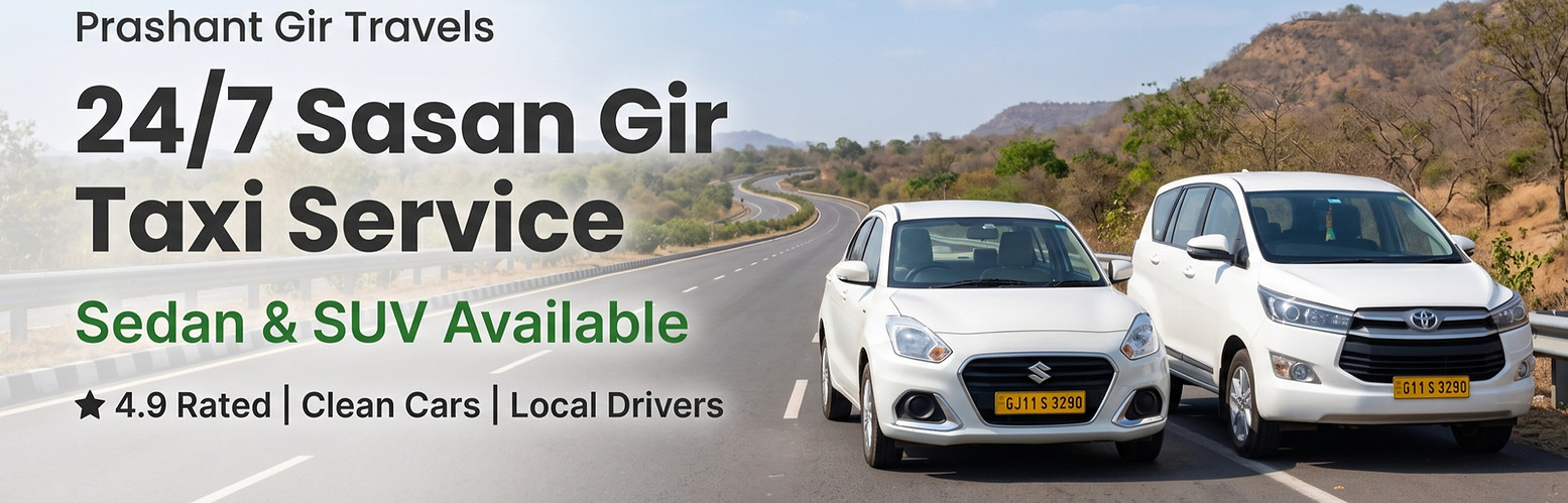 Sasan Gir taxi service by Prashant Gir Tour & Travel's