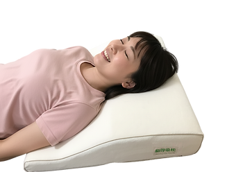 脳呼吸枕で寝る女性のイメージ画像