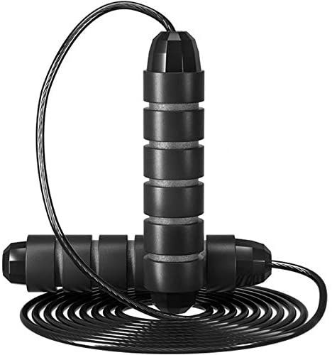 Thumbnail: Professional Gym Adjustable Jump Rope - Black