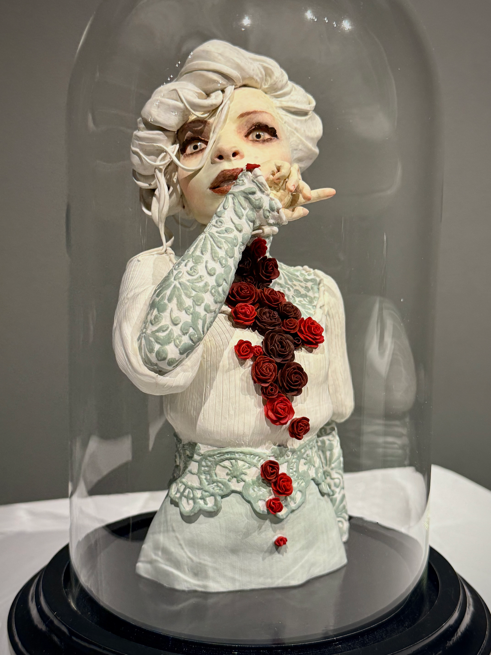 Ornélie — The Feast, 2026, Hand-painted polymer clay, 16.25” x 10" x 10" 