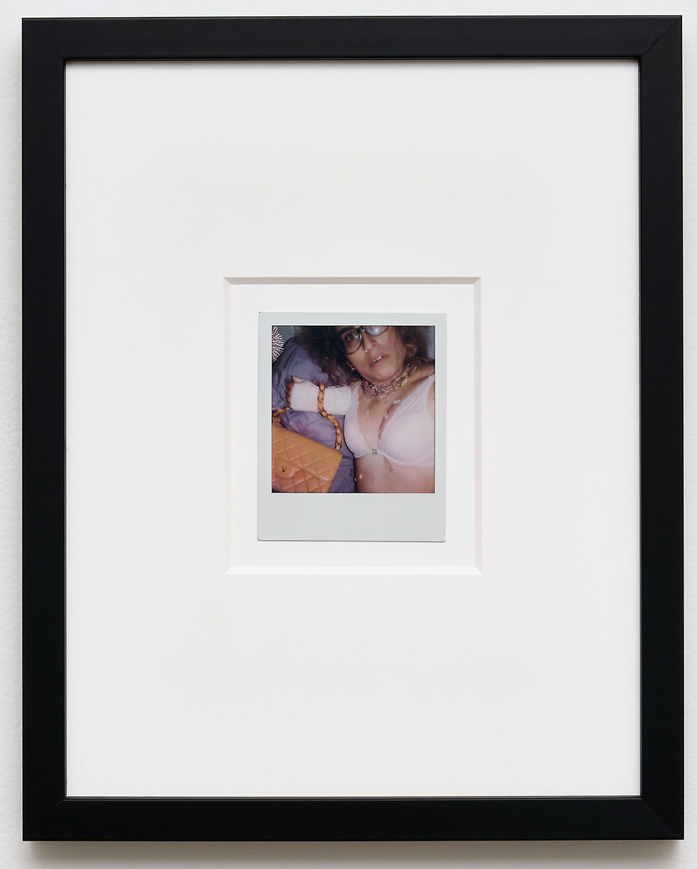Pau Pescador, Amor Prohibido (1), 2026, Polaroid photograph, 15.25" x 12.25" x 1.25"