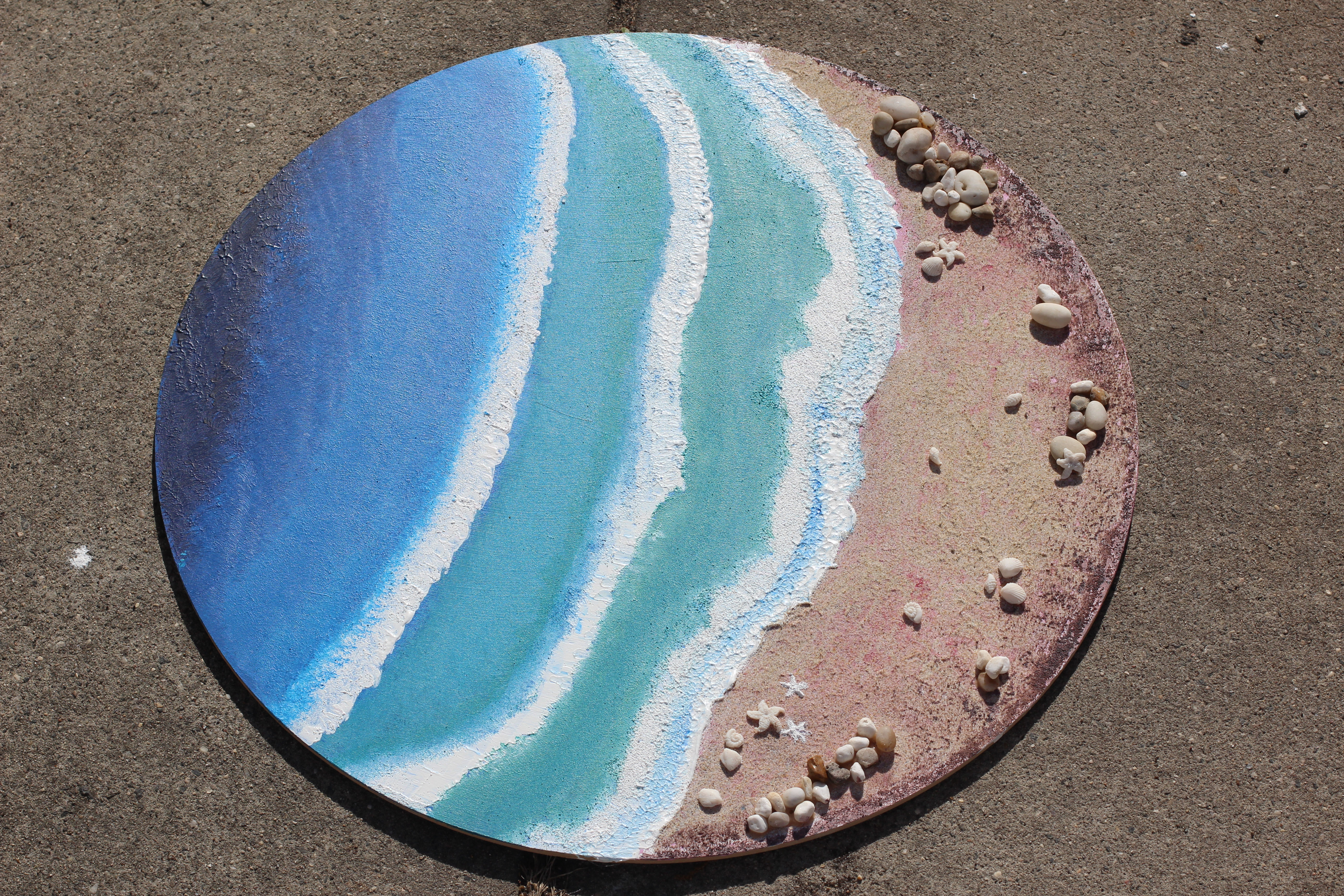 Ocean themed 3D sculpture