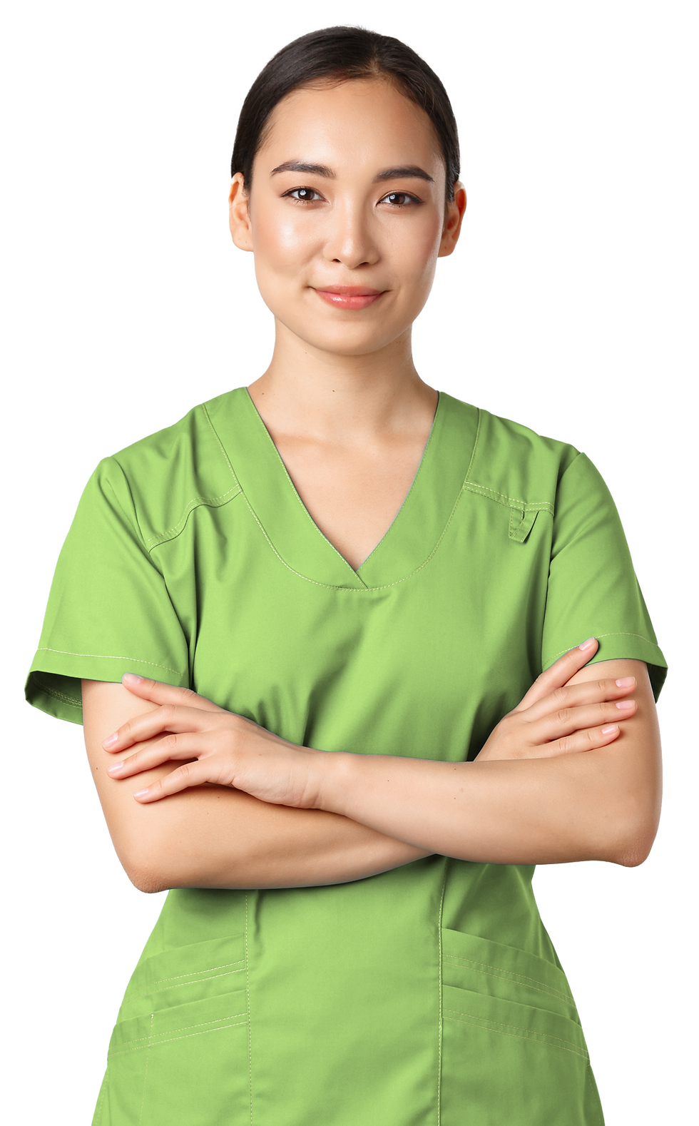 covid19-healthcare-workers-pandemic-concept-confident-smiling-asian-nurse-scrubs-standing-