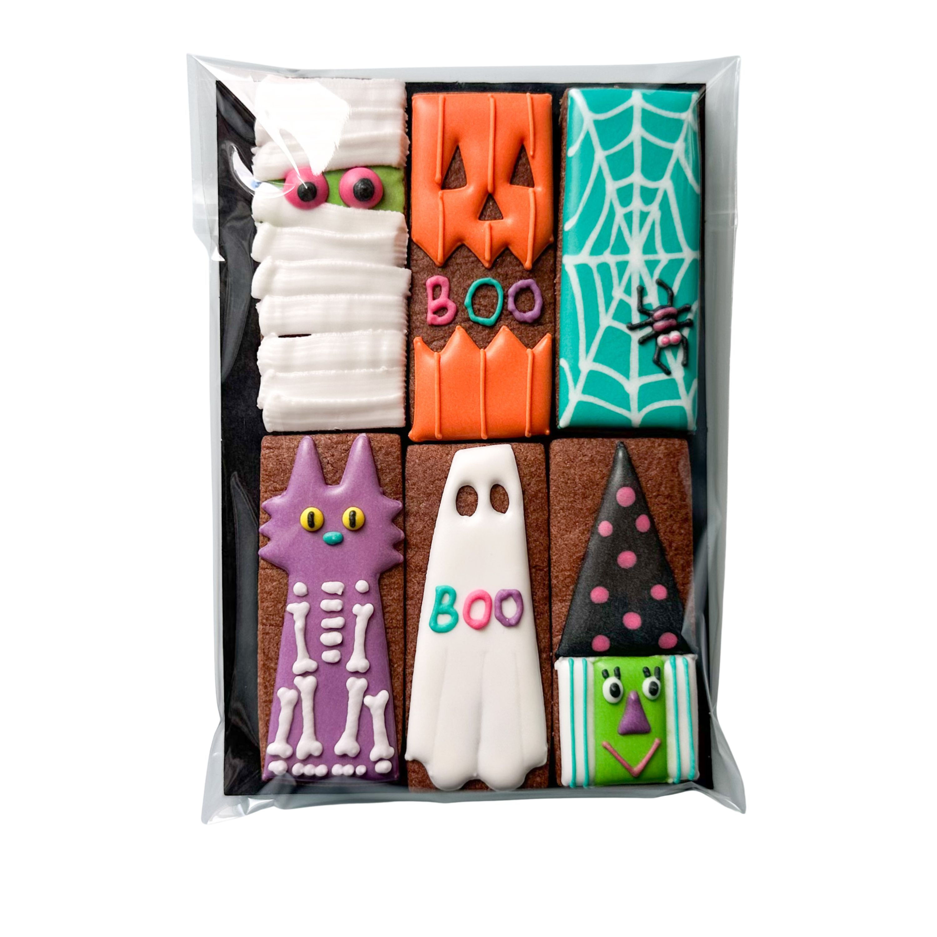 Boo! Halloween Mini Finger Biscuit