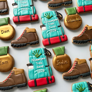 Kilimanjaro Trekking themed Biscuit