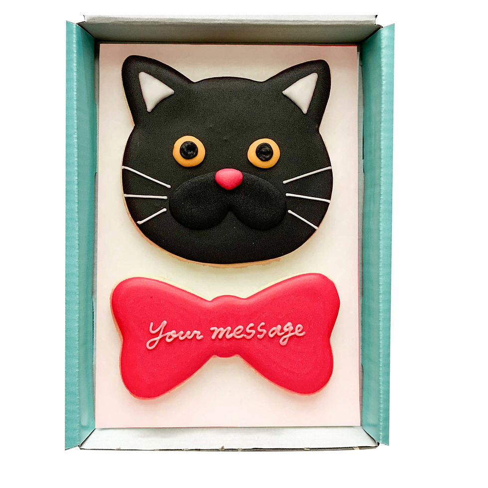 Thumbnail: Purr-fect Companions Cat Face Biscuit