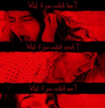 Imagen del largometraje FORGIVENESS (2021), thriller experimental dirigido por Alex Kahuam, donde tres mujeres enfrentan mutilaciones físicas en un hospital misterioso.