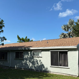 Finished St Lucie Shingle Roof