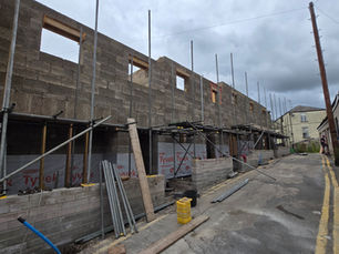 View of plots 4-11 at the development