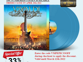Vivaldi Metal Project - 'EpiClassica' Limited Edition Vinyl Special Offer