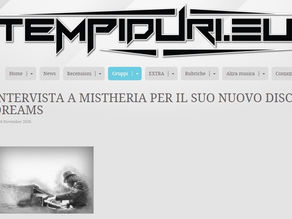 Interview with Tempi Duri for my new album Dreams