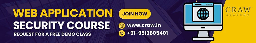 Web Application Security Course