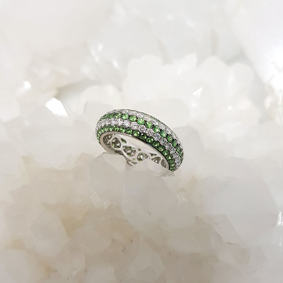 Thumbnail: Tsavorite Eternity Ring