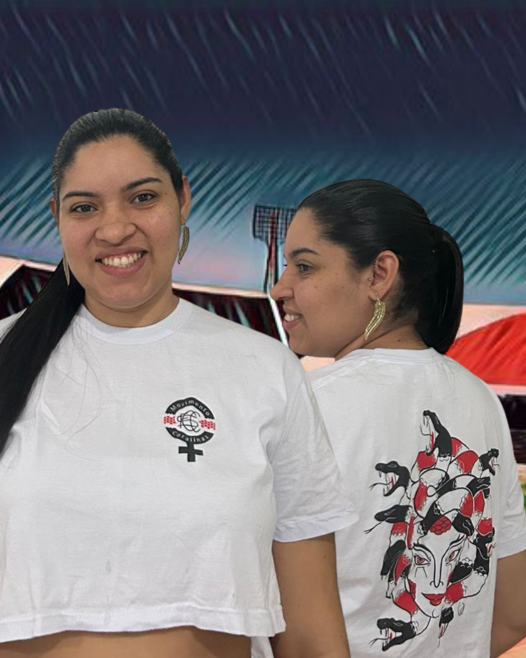 Camisa Medusa - Cropped [Arte 2025]