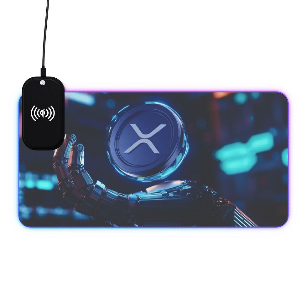 Thumbnail: LED Gaming Mouse Pad with Wireless Charging