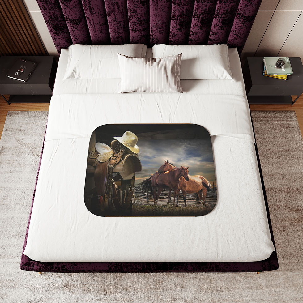 Thumbnail: Rustic Sherpa Throw Blanket for Cozy Comfort